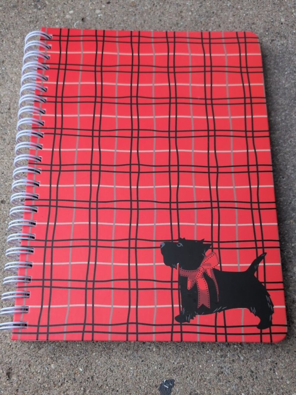 Vera Bradley Scottie Dog Spiral Bound Notebook